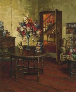 In The Drawing Room by David the Elder Richter