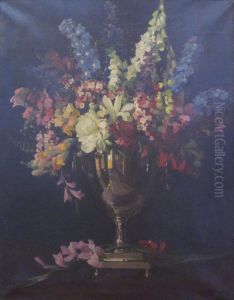 A Still Life Of Summer Flowers by David the Elder Richter