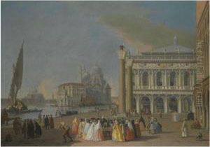 Venice, A View Of The Molo