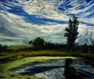 Landscape Under Movingsky by Marius J. Richters