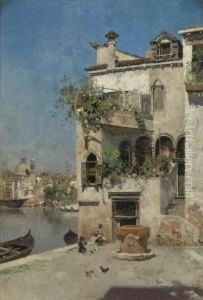 A Quiet Afternoon In Venice by Martin Rico y Ortega