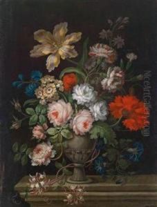 Ein Blumenstillleben