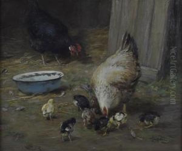 Feeding The Hens - view 1
