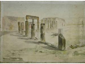 Pompei, Le Forum by Leopold Ridel
