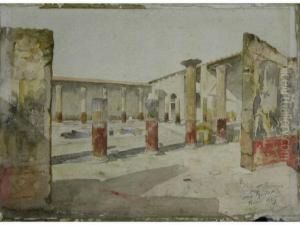 Pompei, La Maison De Meleagre.