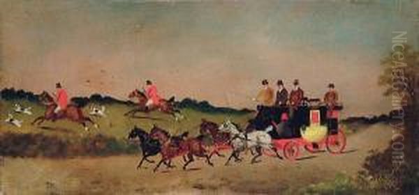 A Coach And Four Passing The Hunt - view 1