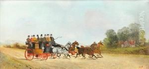 Coaching Scenes A Pair by Philip H. Rideout