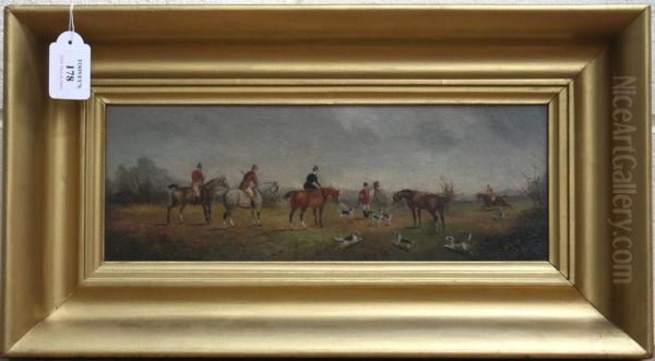 Sporting Scenes With Huntsmen On Horseback Following Hounds - view 1