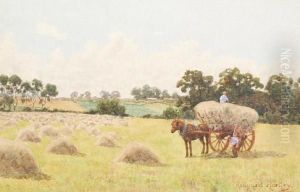 Harvest Scene by Hartley Ridgard