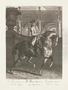 Die Neue Reitschuler by Johann Elias Ridinger or Riedinger