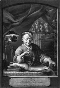 Bildnis Des Johann Elias Ridinger by Johann Jakob Ridinger