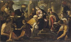 Adorazione Dei Magi by Claudio Ridolfi