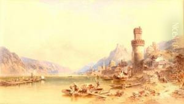 Oberwesel Rhine - view 1
