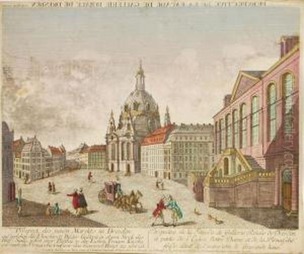 Prospect Desneuen Marktes In Dresden - view 1