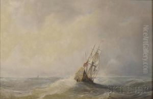 Dutch Galleon At Sail