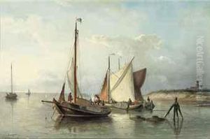 Sailing Vessels In Calm Waters