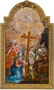 Madonna Mit Dem Kreuzhaltenden Christuskind by Johann Rieger