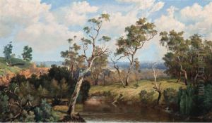 The Old Ferry, Studley Park, Kew 1875