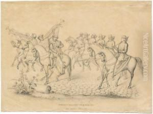 Romischer Triumphzug Mit Fanfarenblasern by Johannes Riepenhausen