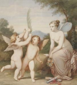 Eros Und Anteros by Johannes Riepenhausen