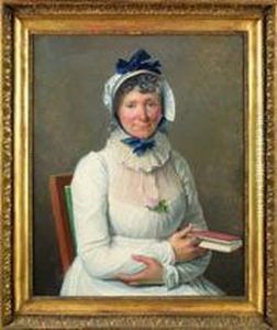 Portrait De Femme by Henri-Francois Riesener