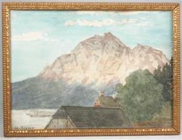 "gebirgslandschaftmit Hauser" - view 1