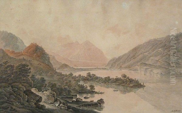 Vue Prisea Iseltwald, Sur Le Lac De Brientz - view 1