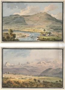 Die Aare Bei Bern Im Marzili Und Blickauf Den Gurten Die Aare Bei Bern Im Marzili Und Blickauf Den Gurten