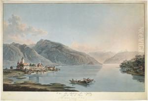 Vue Du Chateaude Spietz by Heinrich Rieter
