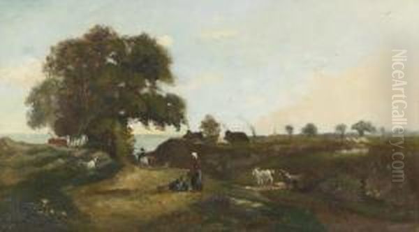 Pastorale Landschaft Unweit Des Meeres. - view 1