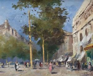 Calle De Paris by Jacques Rigaud