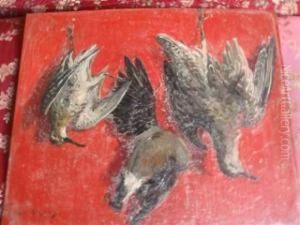 Nature Morte Au Tableau De Chasse by Jean-Baptiste Rigaud