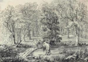 De Cort View Of A Farm Near Kingswood, Surrey