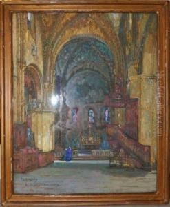 Le Choeur De L'eglise Sainte Croix A Bordeaux,