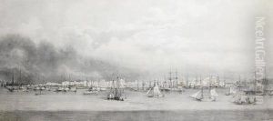 Panorama Of Belem Do Para, Brazil by Jean Philippe Leon Righini