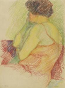Nude From The Back by Sigismund Righini