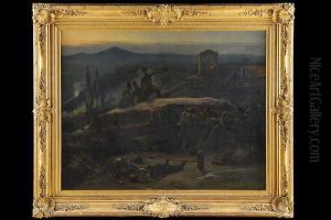 Episode Du Siege De Rome : Prise Du Bastion No. 8 A La Porte De San Pancrazio