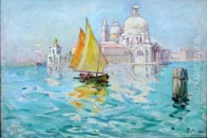Vue De Venise by Alexandre Rigotard