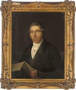 Portrait Of Mr. W.a. Bouwmeester by Willem Rikkers