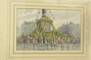 Trafalgar Square by William Edward Riley