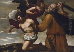 The Sacrifice Of Isaac by Orazio Riminaldi