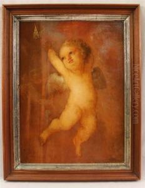 Putti With Butterfly - view 1