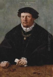 Portrait Of A Gentleman by Hermann Tom Ring