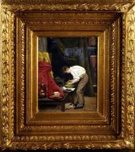 Le Peintre Dans Son Atelier by Johann Joseph Ringel