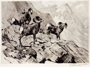 Among The Crags by Carl Ringius