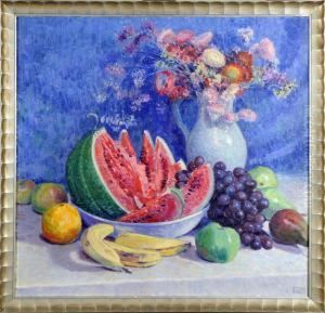 Nature Morte Aux Fruits by Lucien Rion