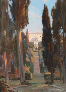 Approaching The Estate by Eric John Benson Riordon
