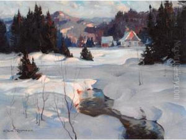 Late Afternoon, Ste. Adele Country - view 1