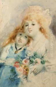 Le Giovani Amiche by Virgilio Ripari