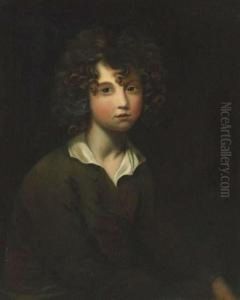 Portrait Of A Young Boy, Half-length, In A Brown Jacket Portrait Of A Young Boy, Half-length, In A Brown Jacket